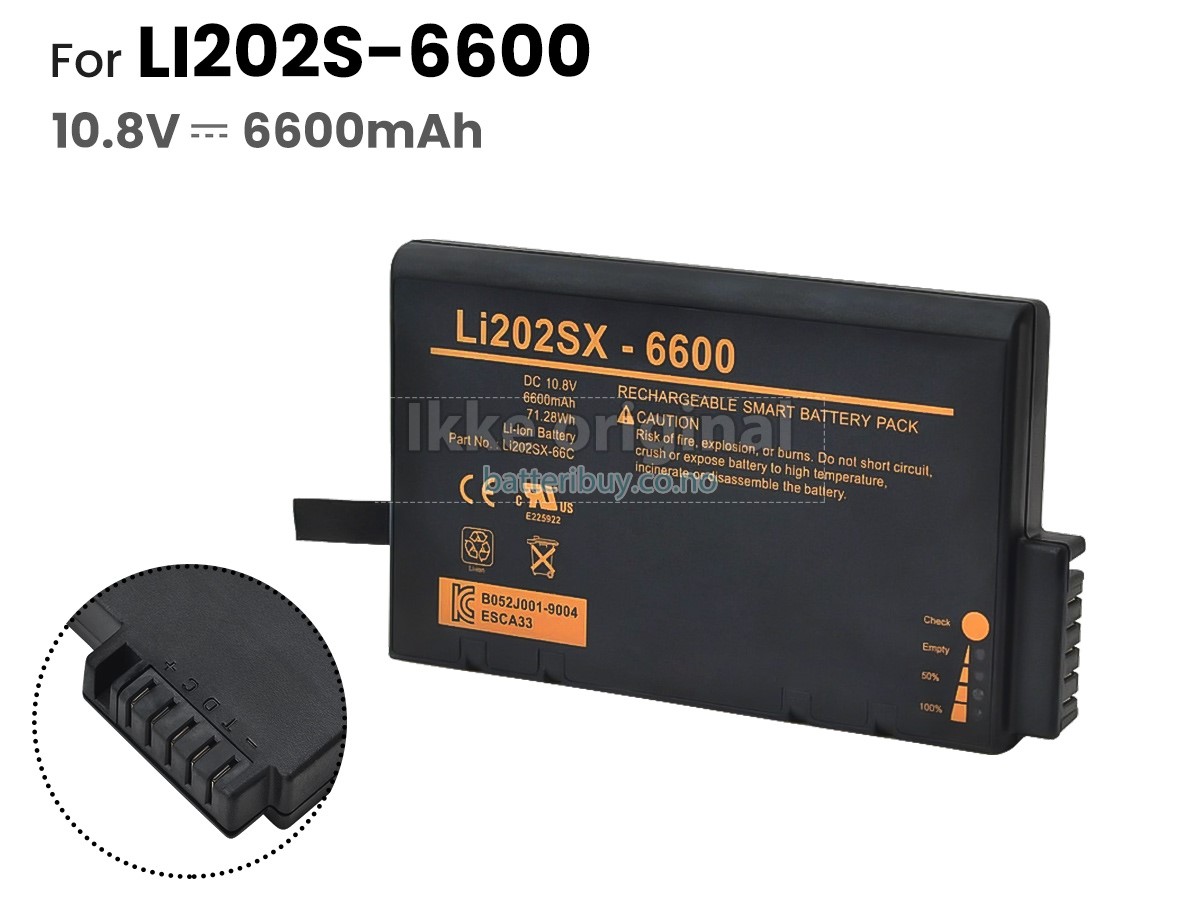 Agilent LI202S-6600 batteri