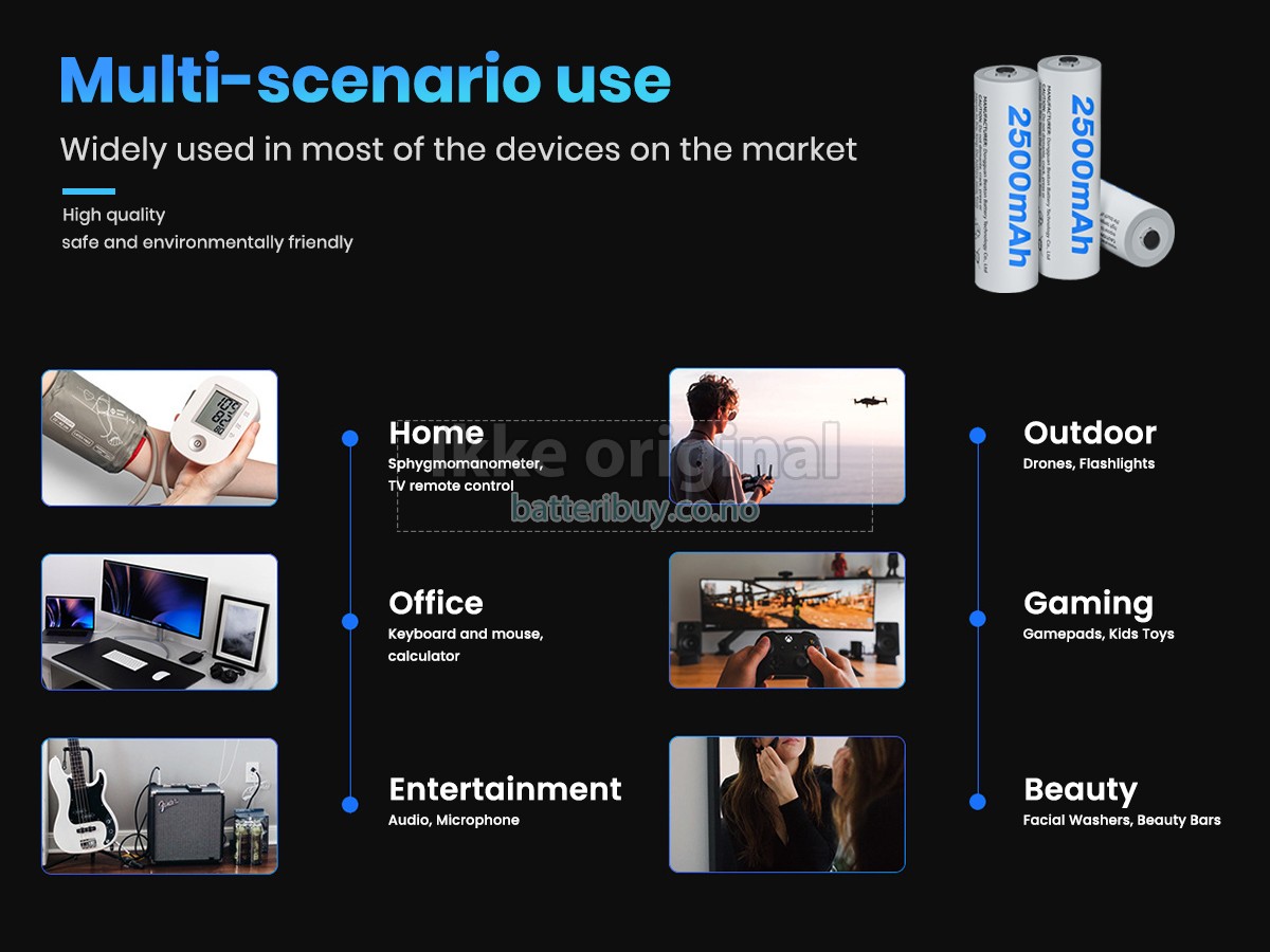 AolsteCell MN1500 batteri