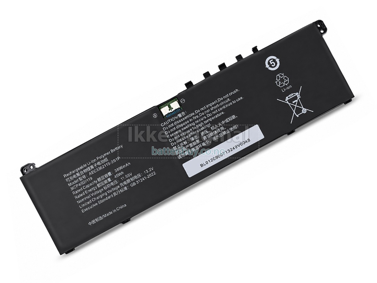 AolsteCell AEC3362119-3S1P batteri