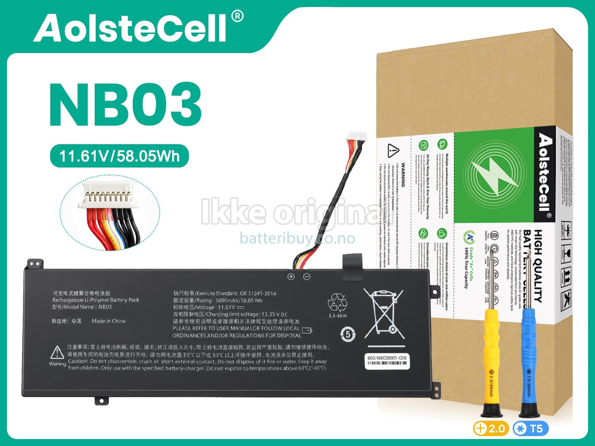 AolsteCell NB03 batteri