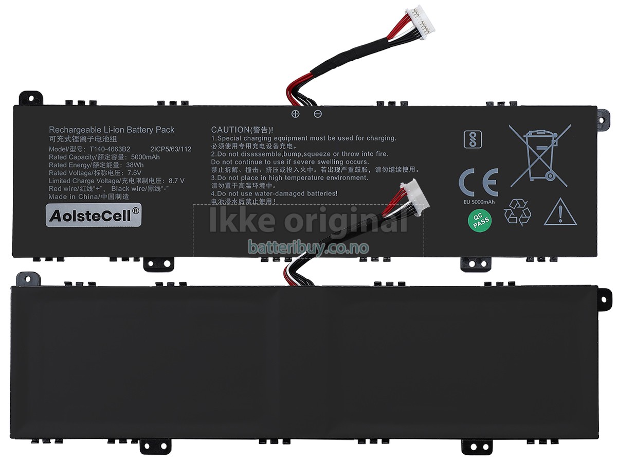 AolsteCell T140-4663B2 batteri