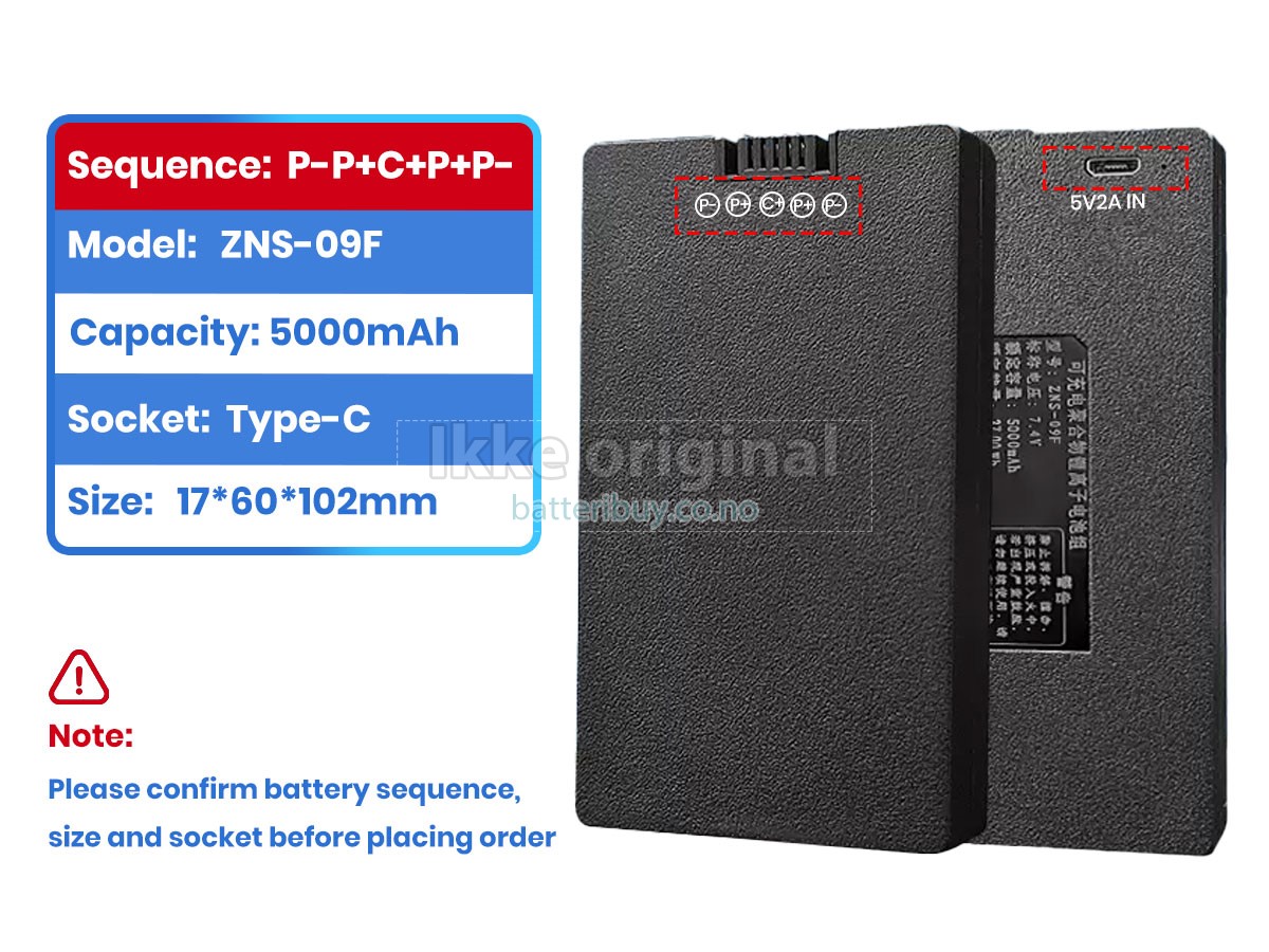 AolsteCell ZNS-09F1 batteri