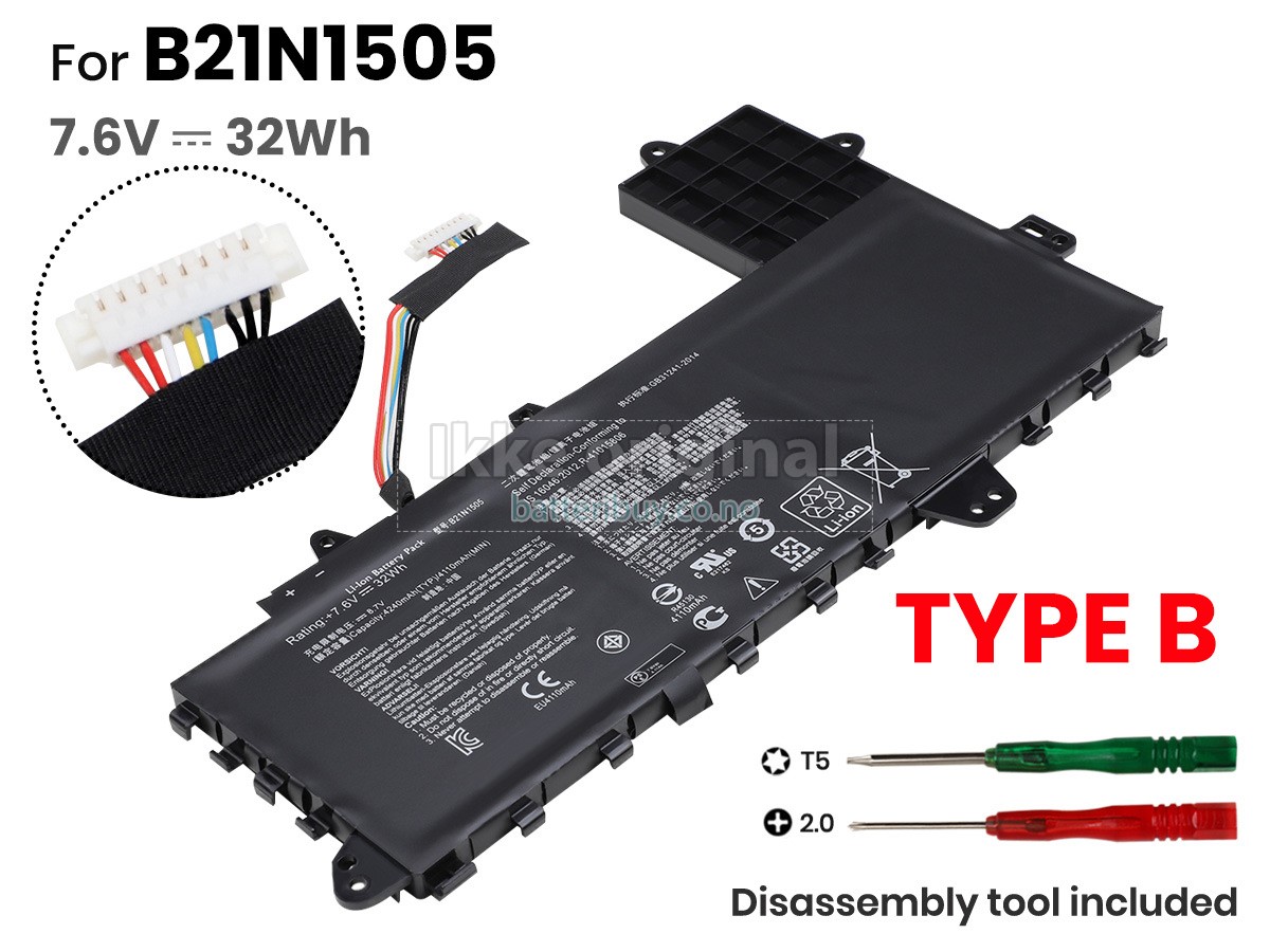 Asus VivoBook R417MA batteri