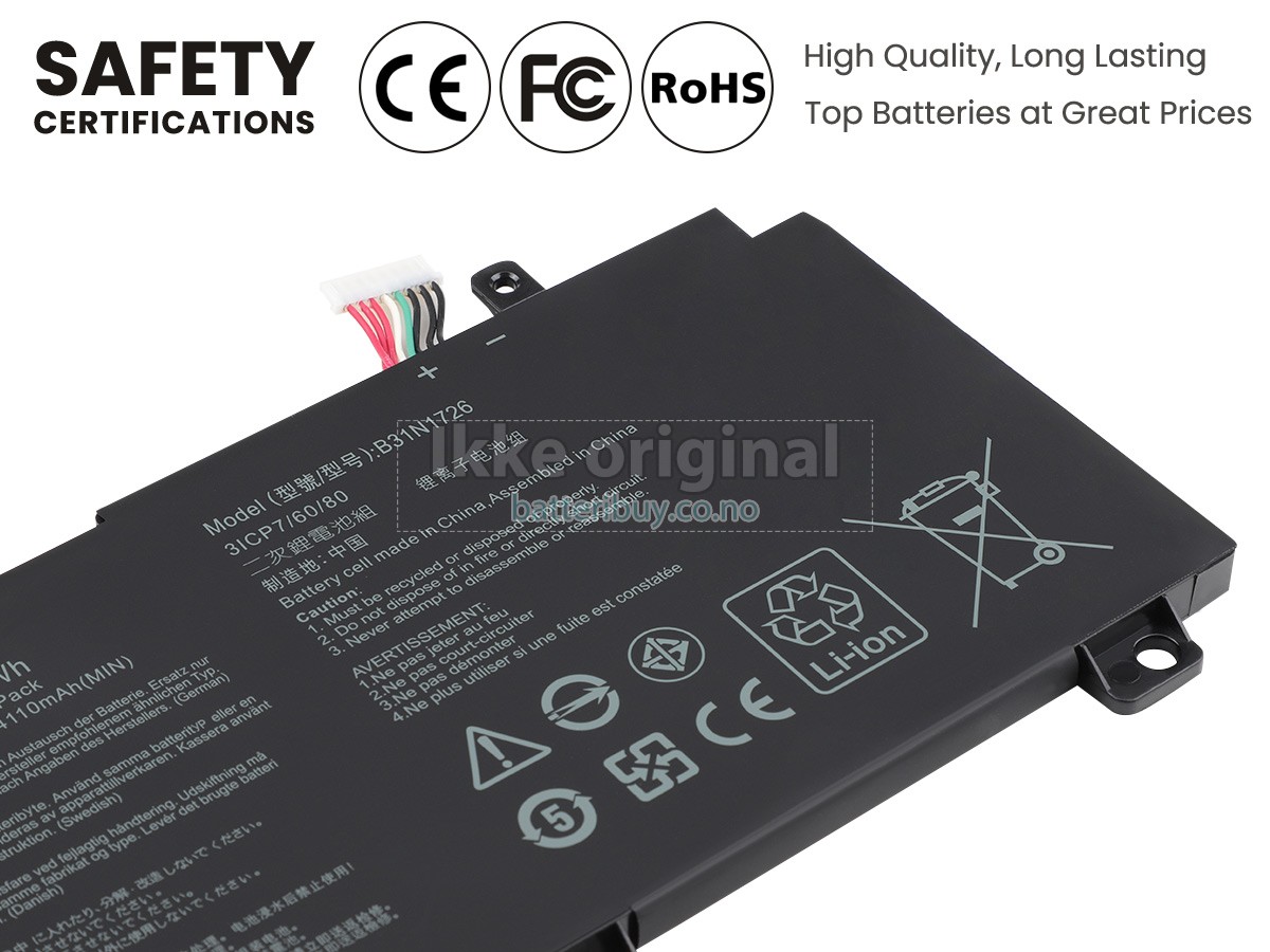 Asus B31N1726 batteri