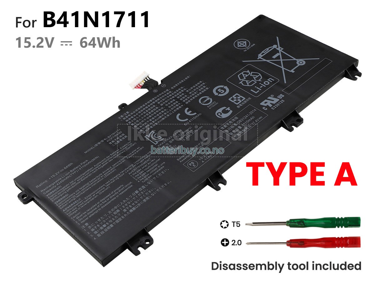 Asus B41N1711 batteri