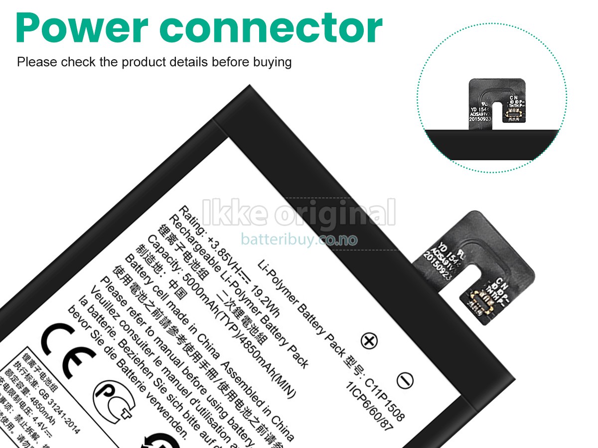 Asus ZC550KL batteri