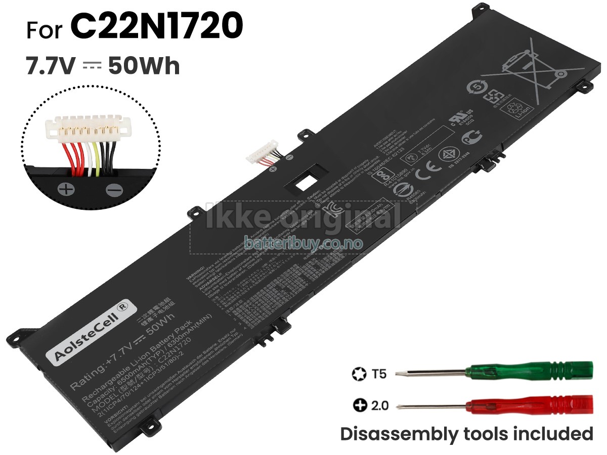 Asus ZenBook S UX391UA batteri