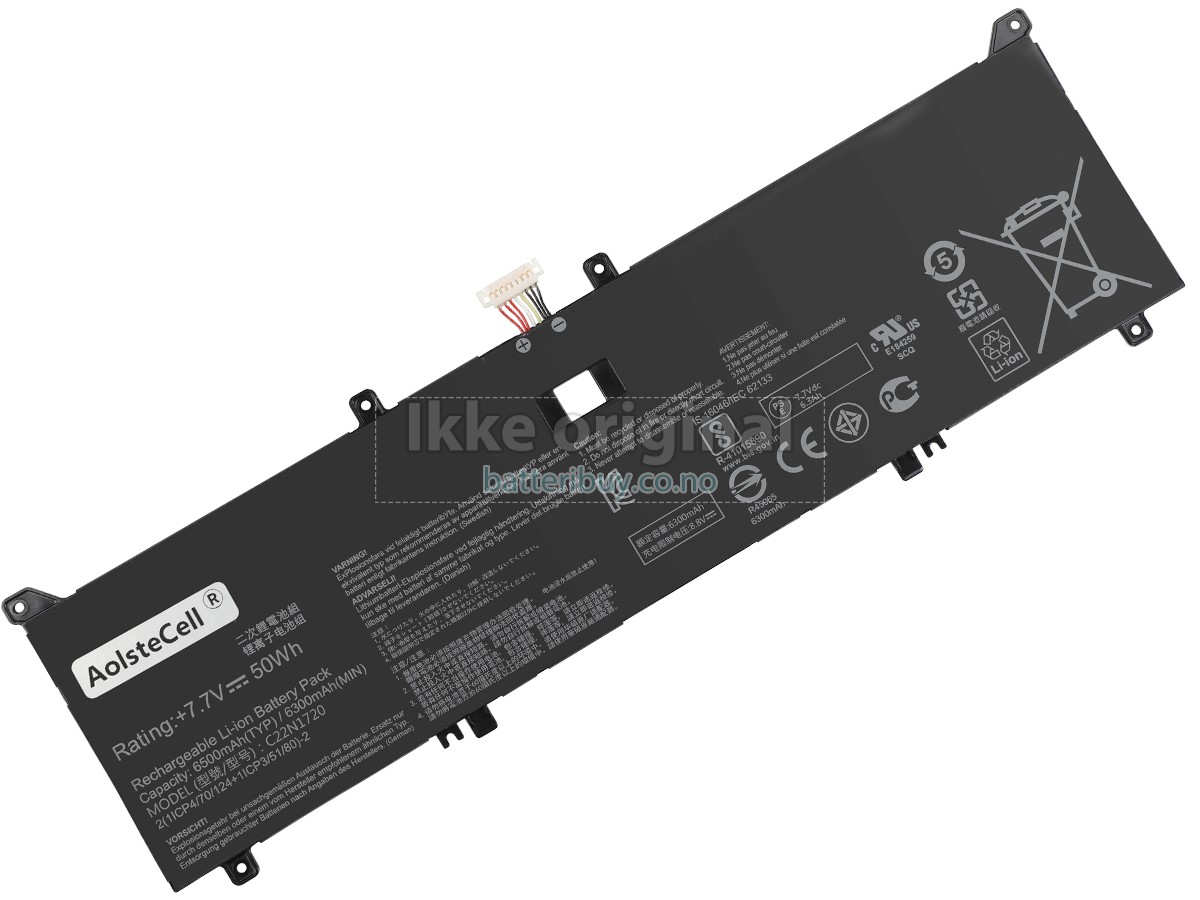 Asus ZenBook S UX391UA batteri