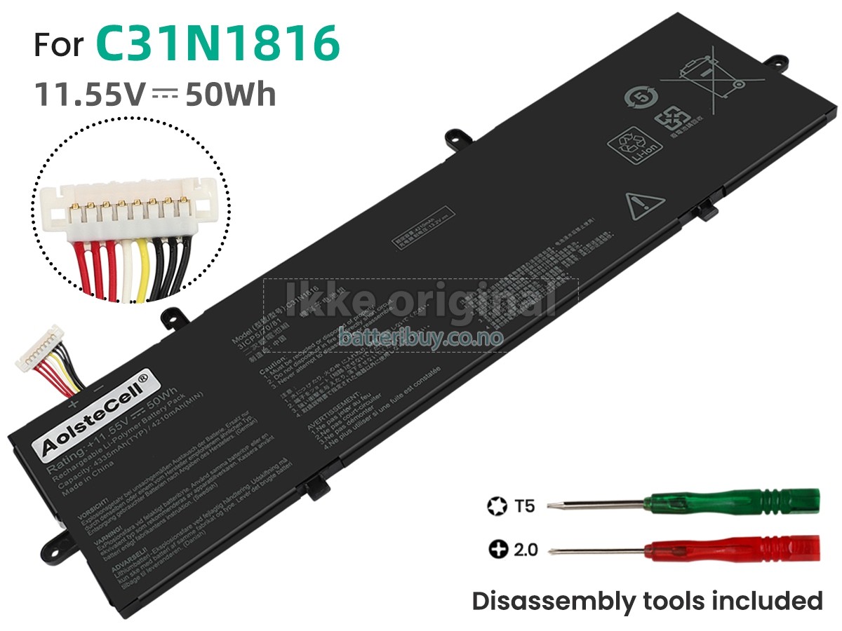 Asus ZenBook Flip UX362FA-EL205T batteri