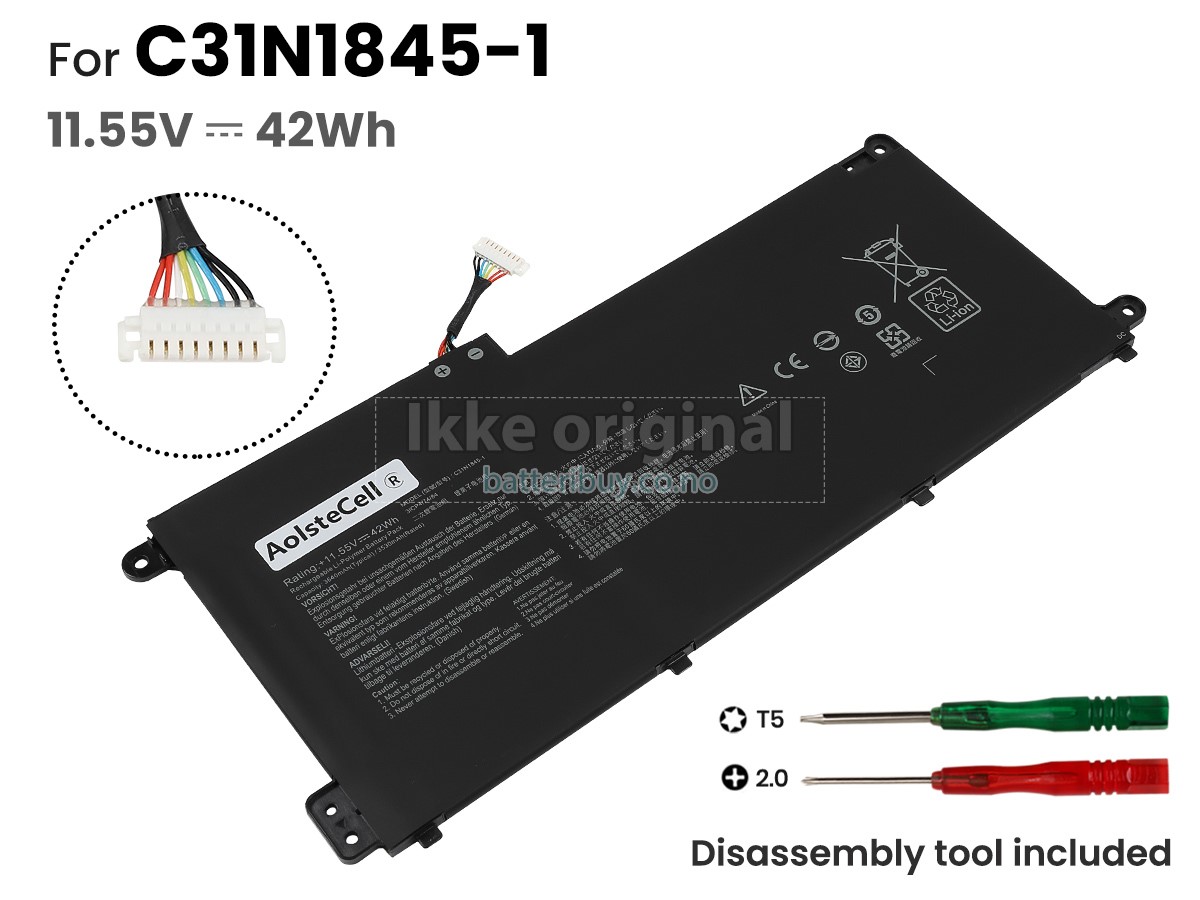 Asus Chromebook Flip C436FFA-E10309 batteri
