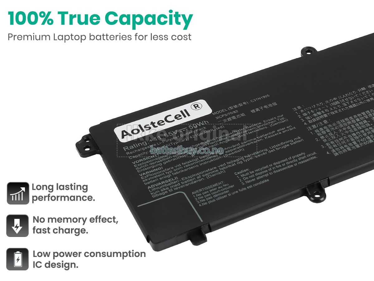 Asus VivoBook 15 X1504ZA batteri