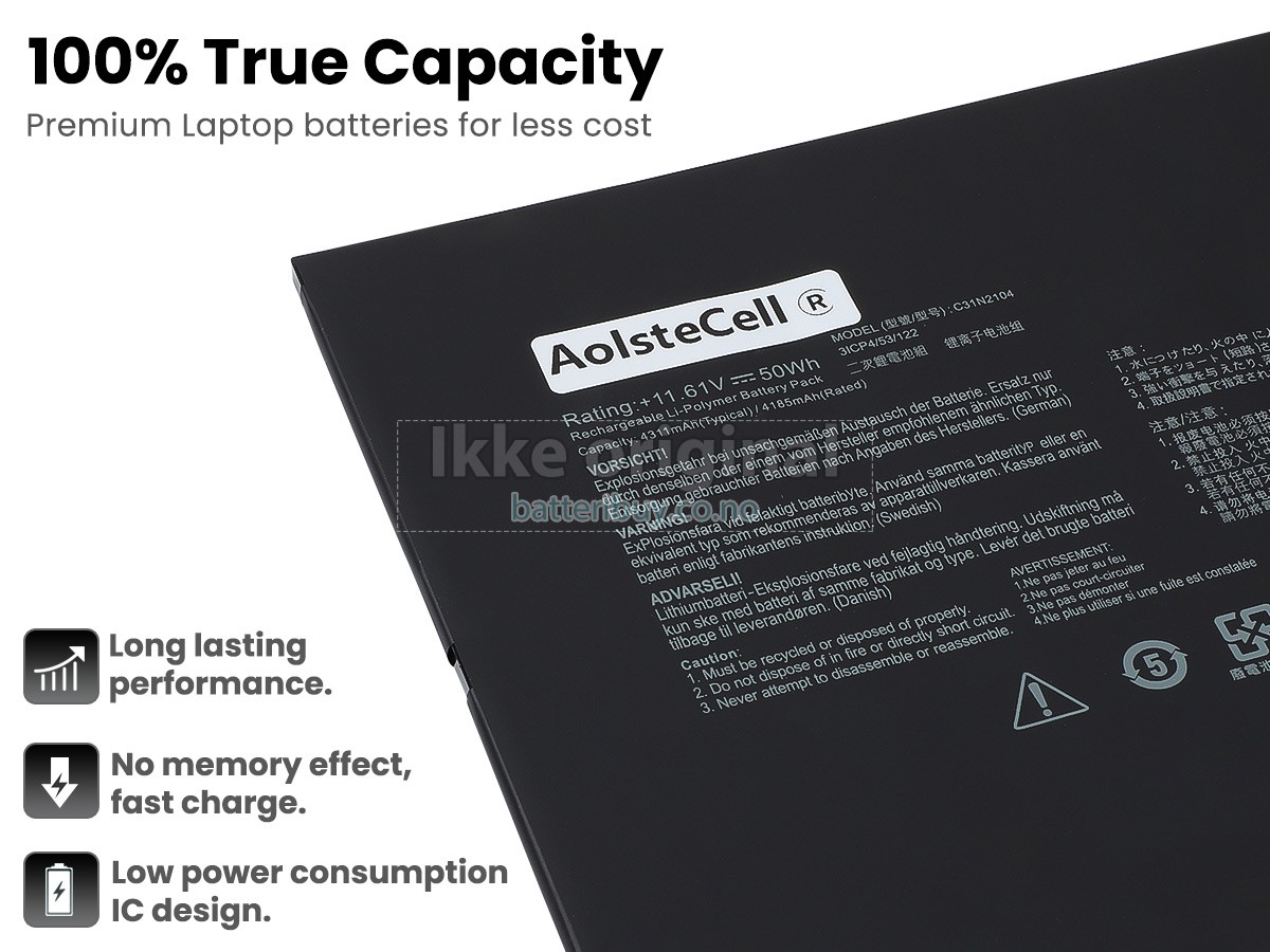 Asus VivoBook 13 SLATE OLED T3300KA-DS92T-CA batteri