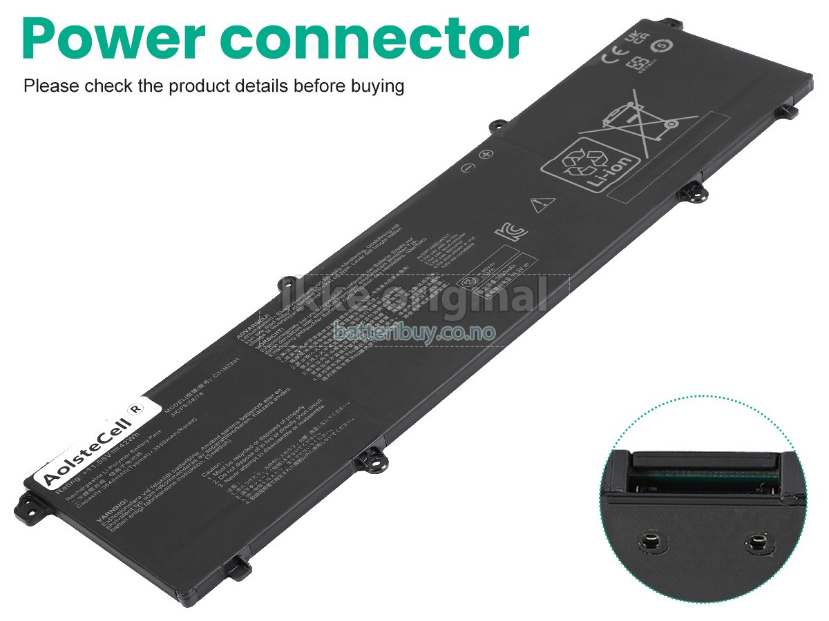 Asus VivoBook 15 X1504ZA batteri