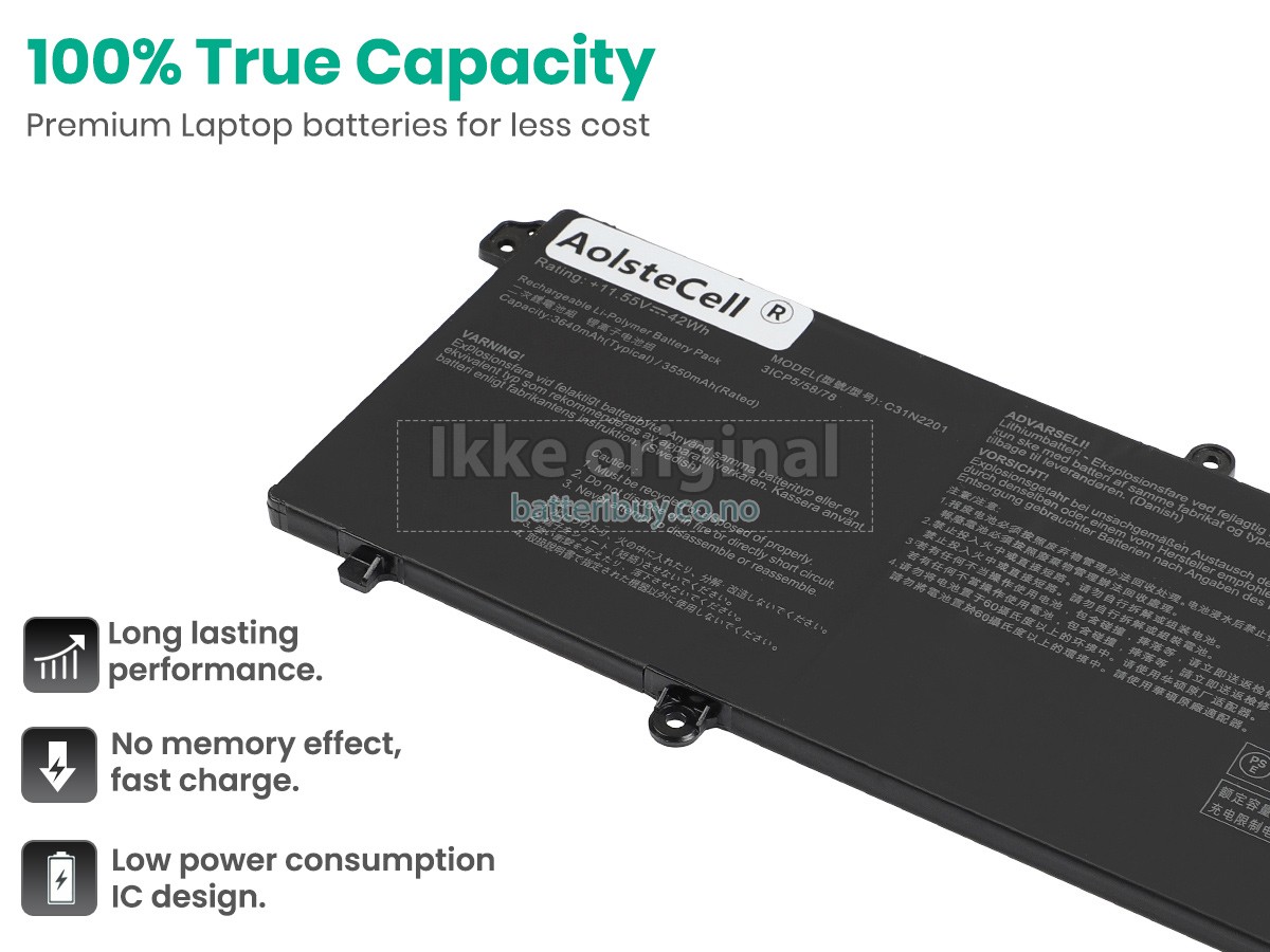 Asus VivoBook 15 X1504ZA batteri