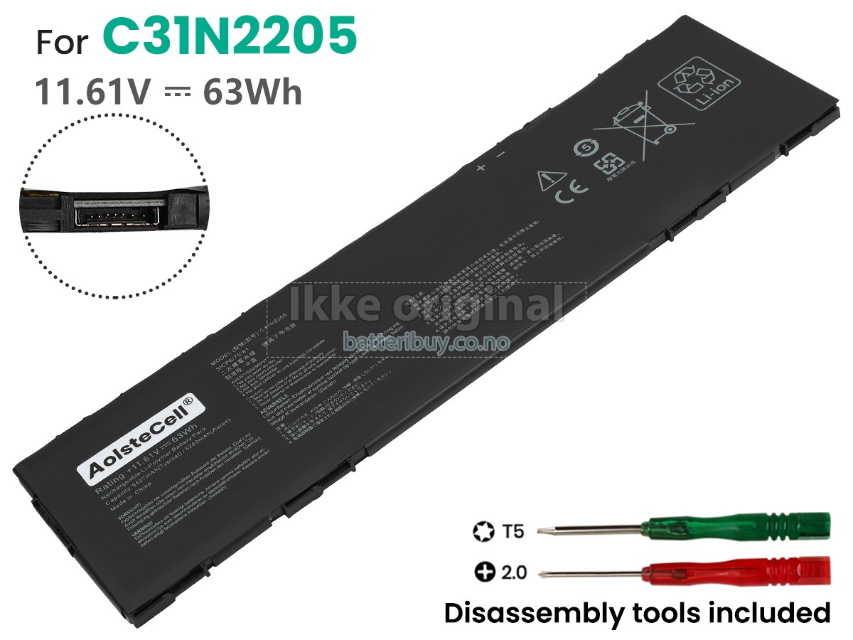 Asus Chromebook CX34 Flip CX3401FBA batteri