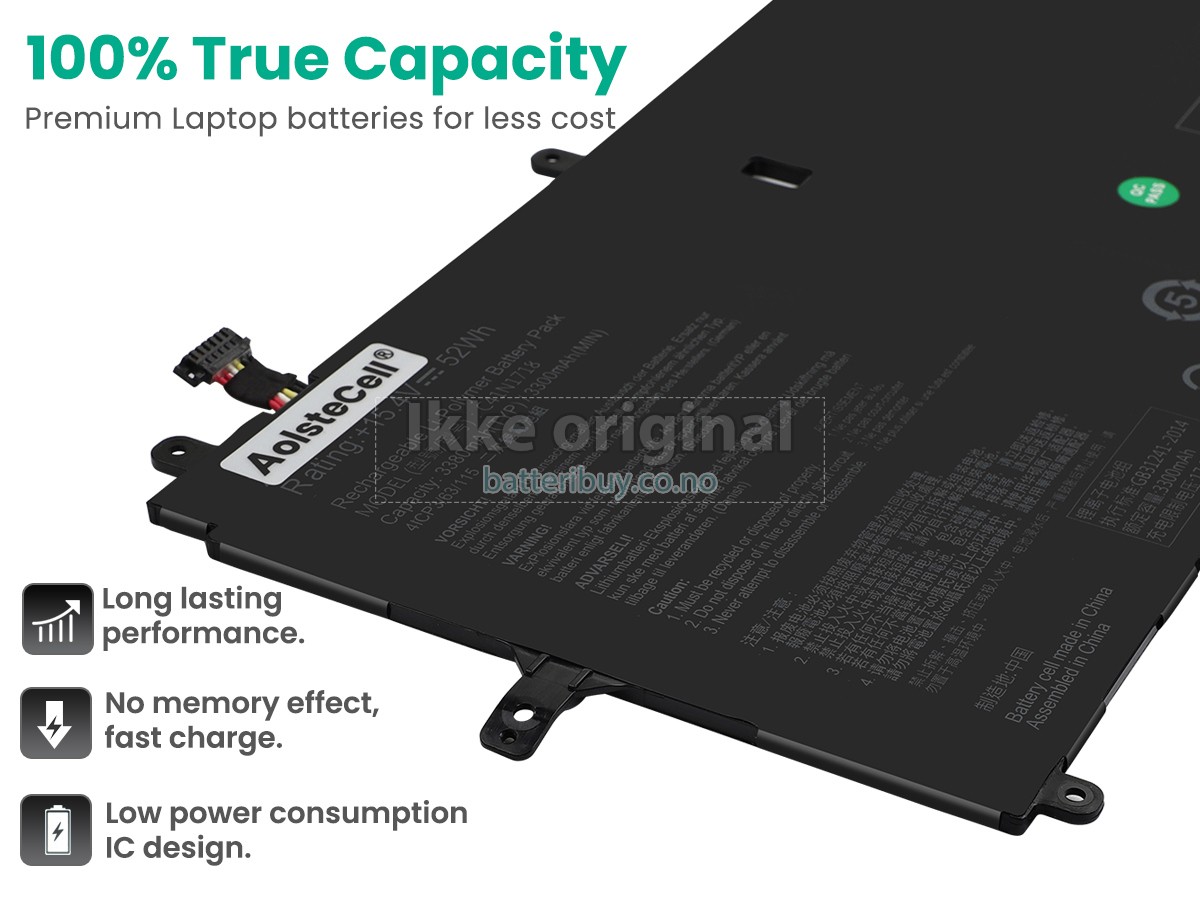 Asus NOVAGO TP370QL-EL002T batteri