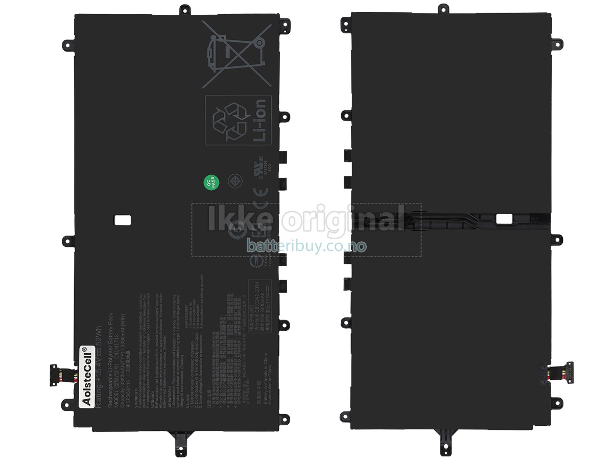 Asus NOVAGO TP370QL-EL002T batteri