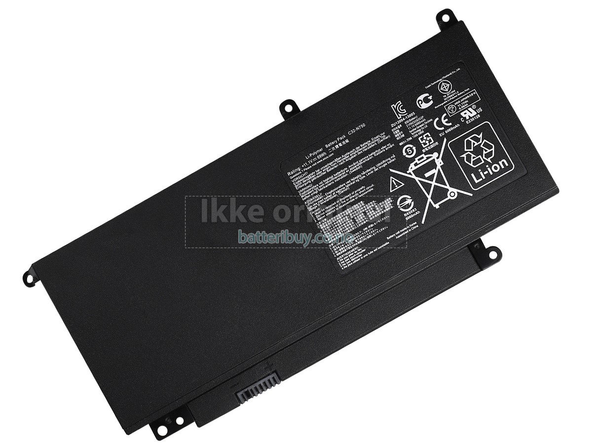 Asus N750JV-T4069H batteri