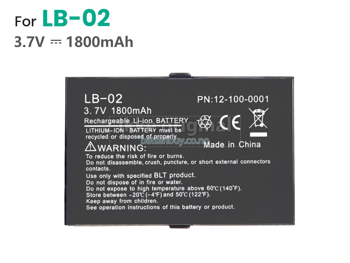 Biolight 12-100-0001 batteri