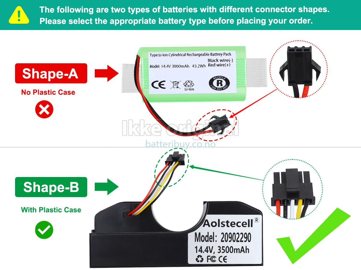 Cecotec CONGA 2290 batteri