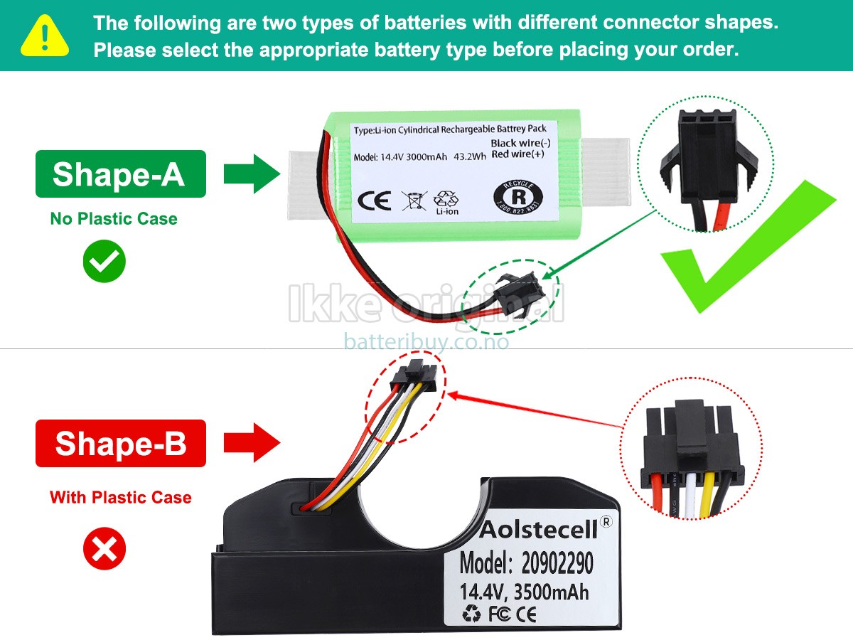 Cecotec CONGA 2290 batteri
