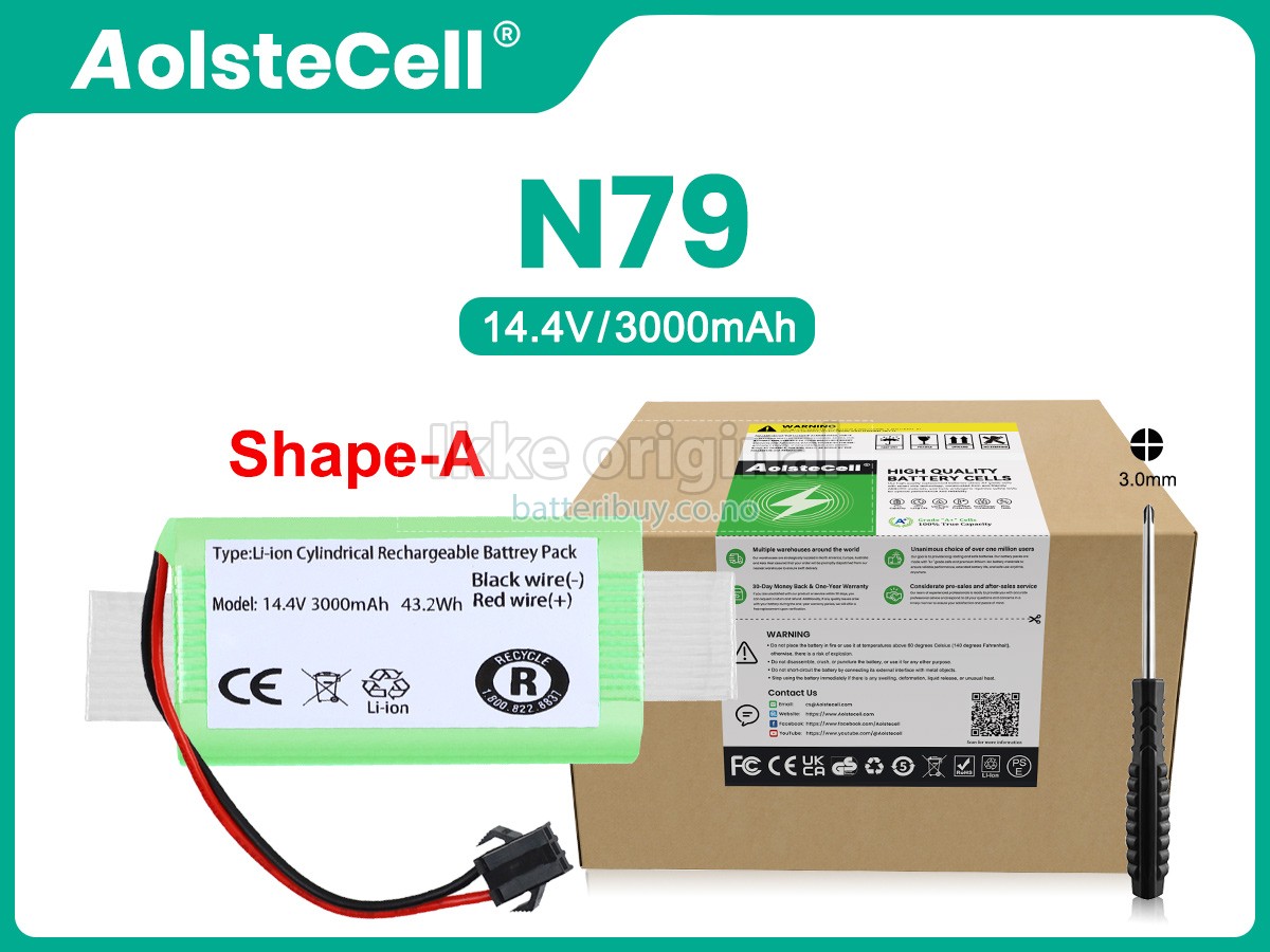 Cecotec CONGA 2290 batteri