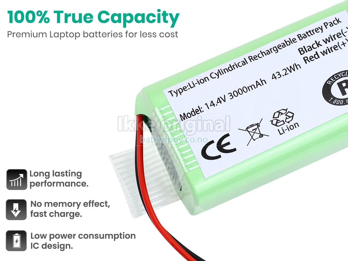 Cecotec CONGA 2290 batteri
