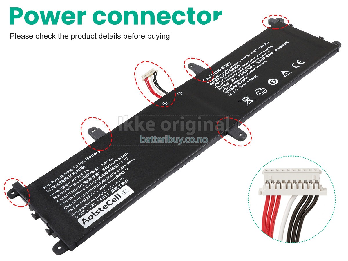 CHUWI 5059B4-2S1P batteri