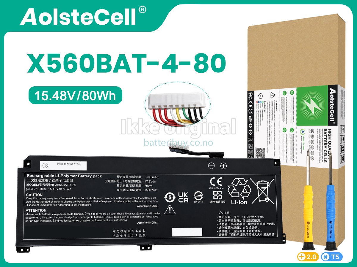Clevo 6-87-X560S-81N00 batteri