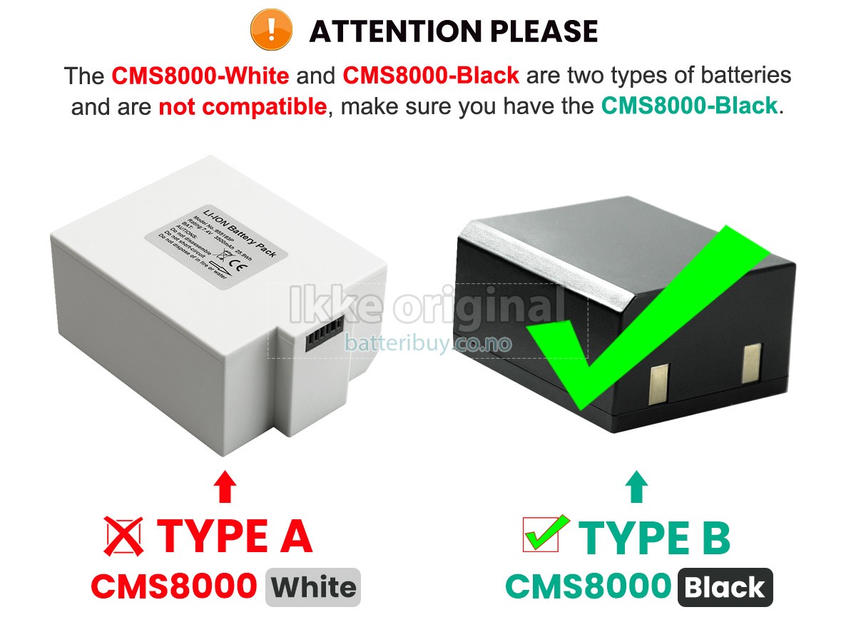 CONTEC CMS7000 batteri