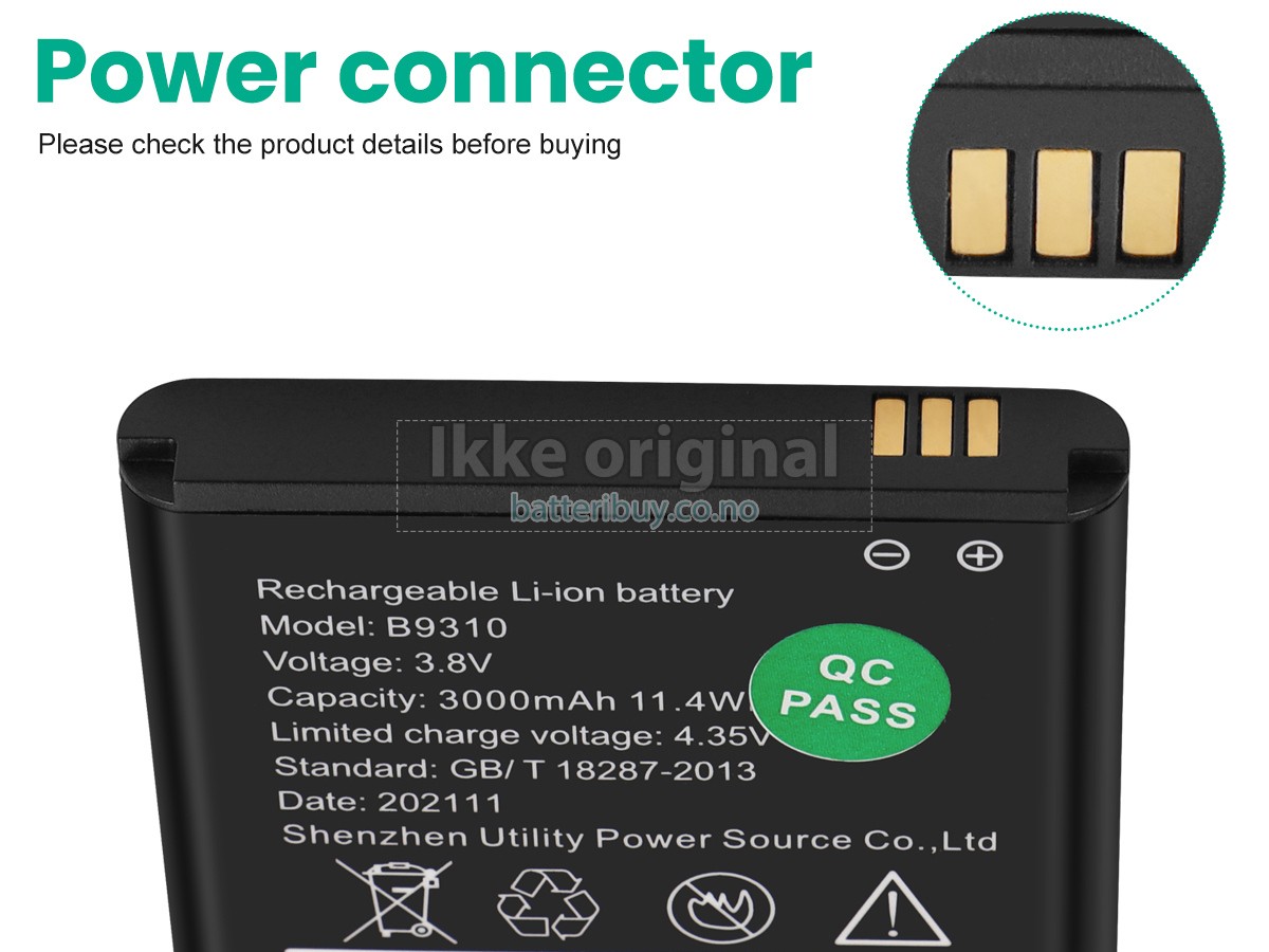 D LINK B9310 batteri