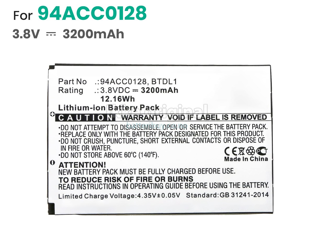 Datalogic 94ACC0128 batteri
