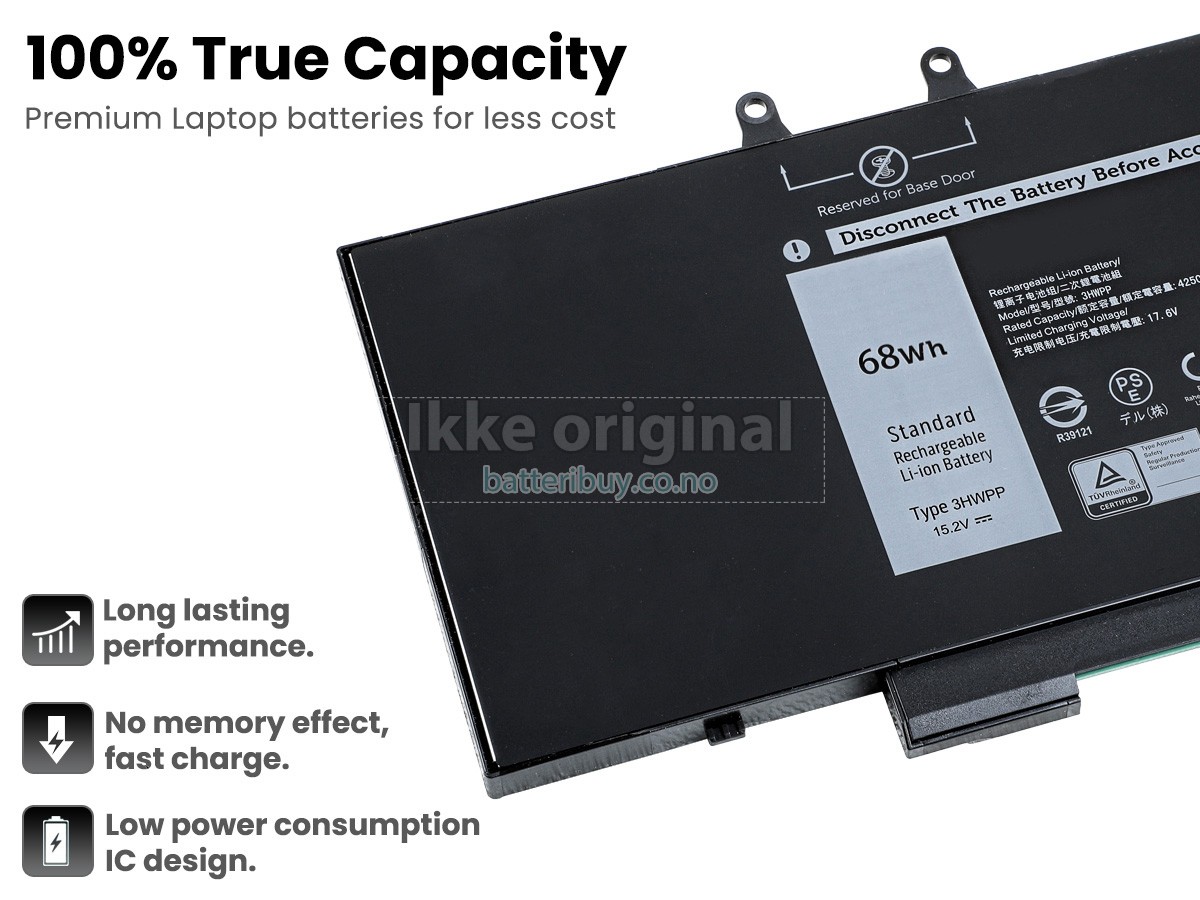 Dell 3PCVM batteri