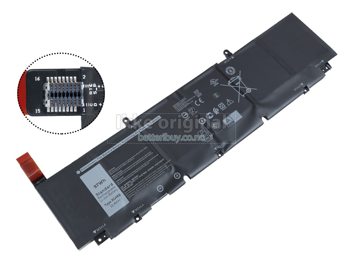 Dell XG4K6-T1 batteri
