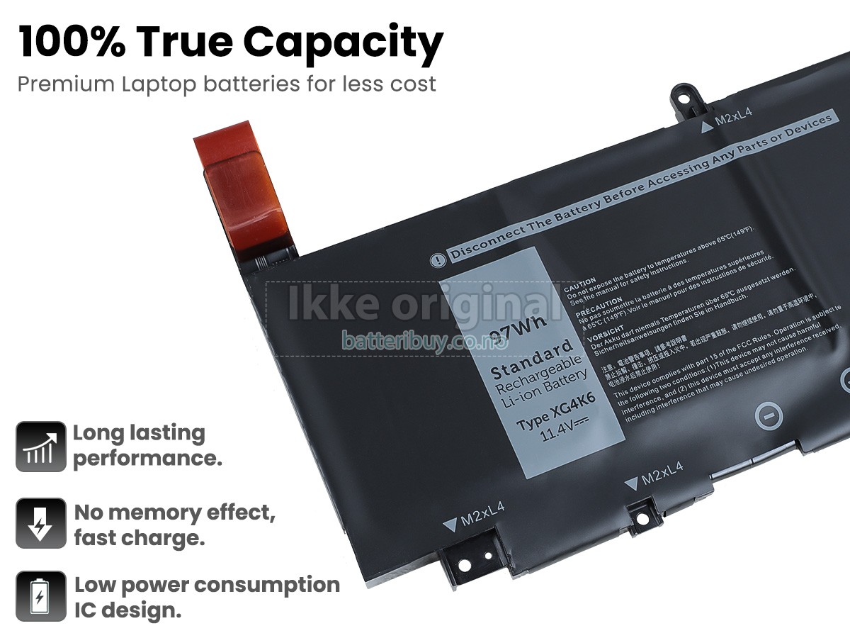 Dell XG4K6-T1 batteri
