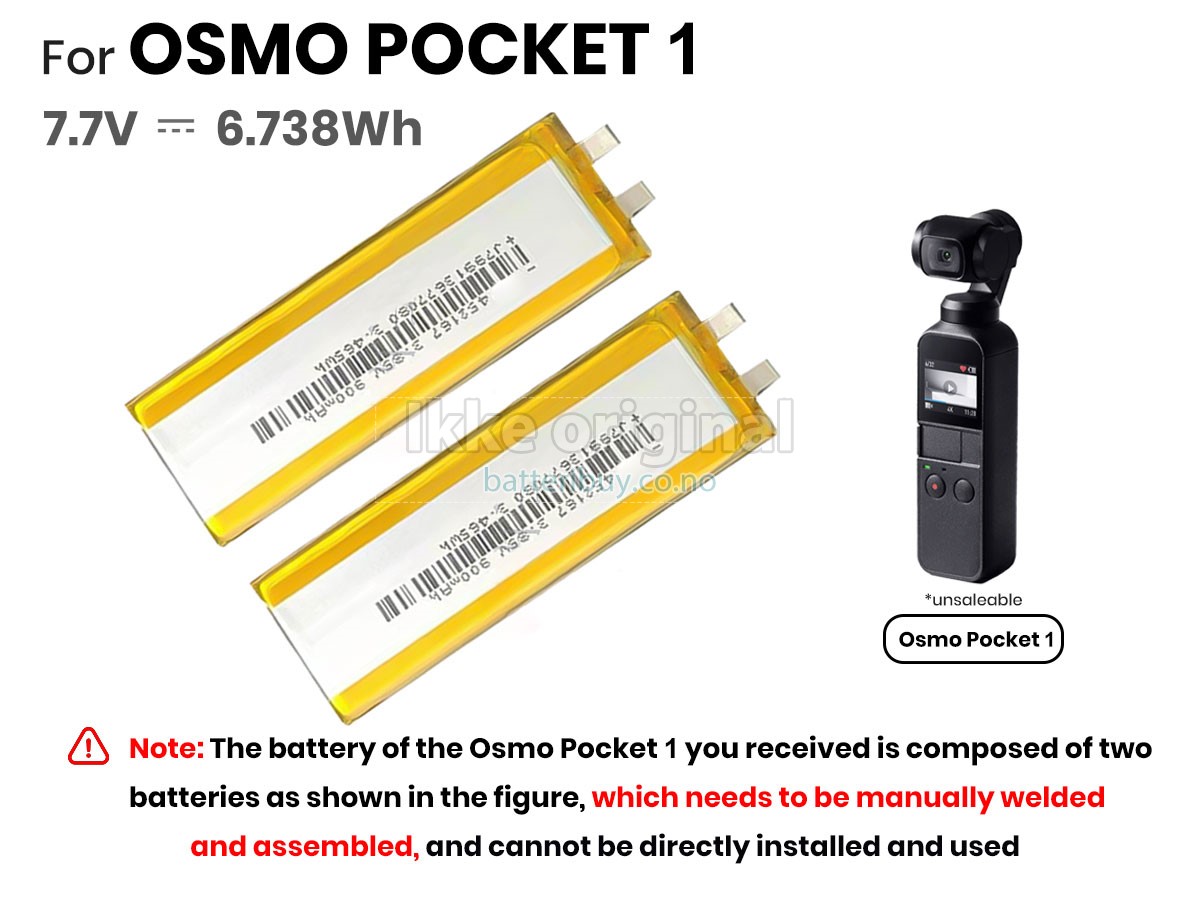 DJI OSMO POCKET batteri