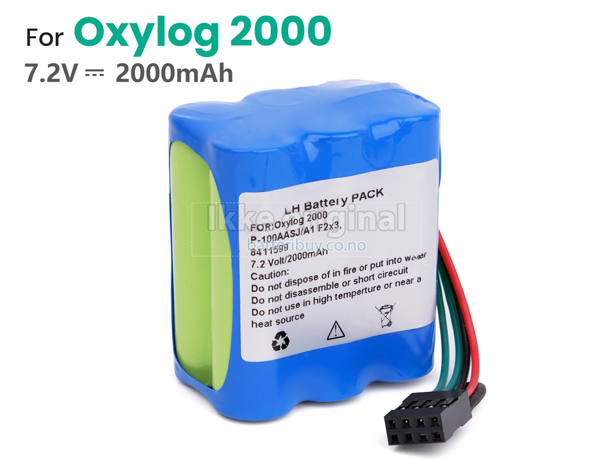 Drager OXYLOG 2000 batteri