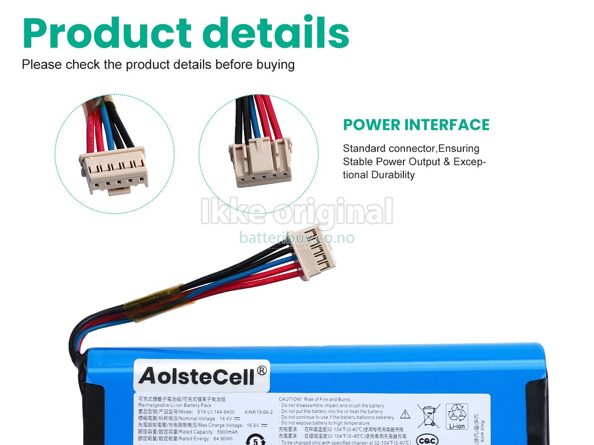 Ecovacs X2 PRO batteri