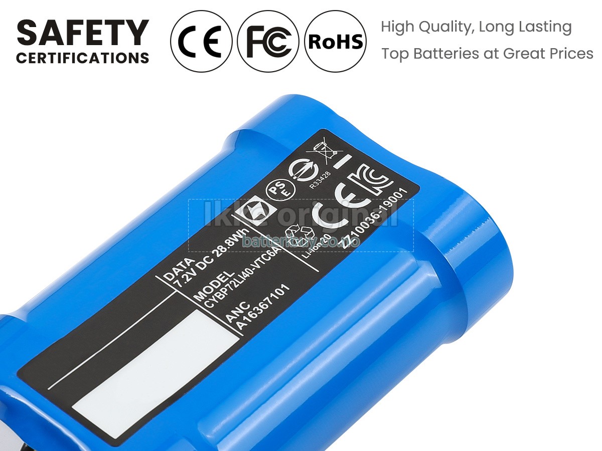 Electrolux CYBP72LI40-VTC6A batteri
