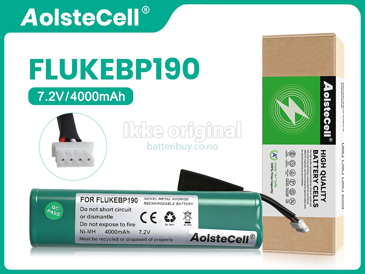 FLUKE 190C batteri