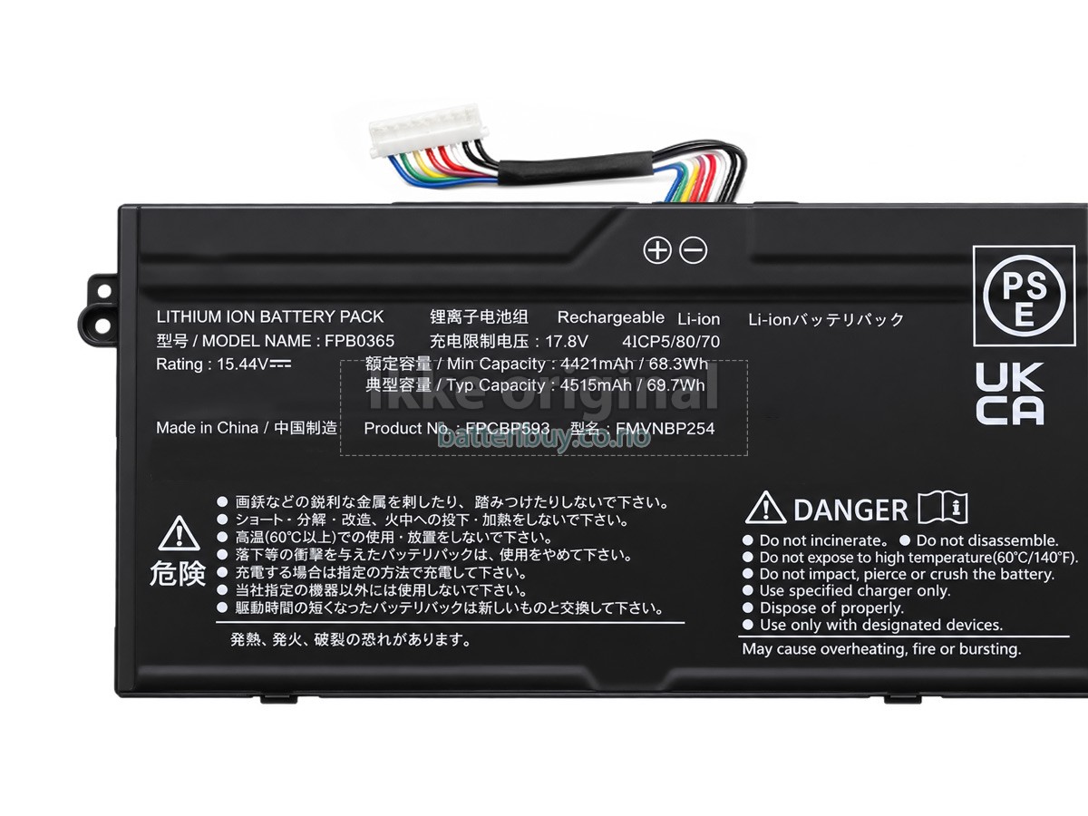 Fujitsu FPB0365 batteri