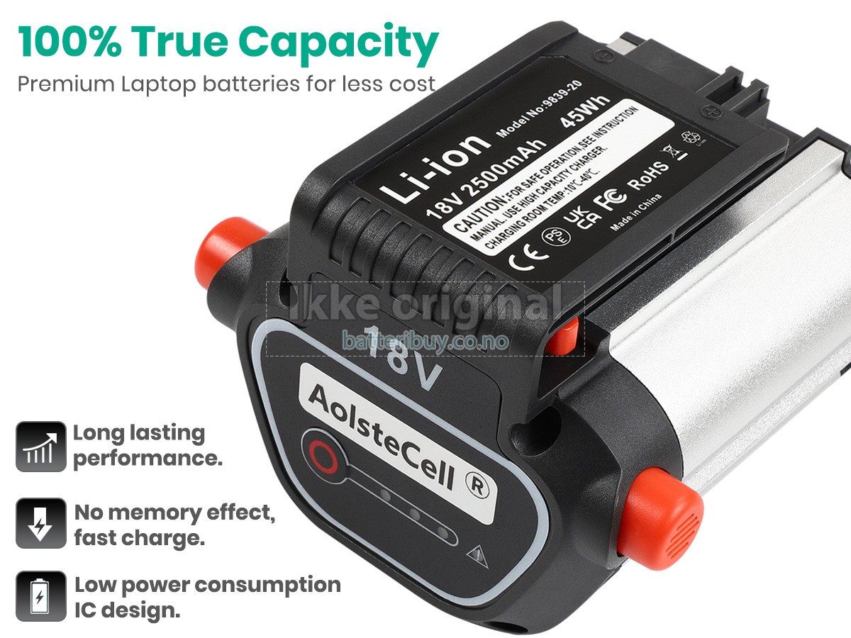 Gardena 9823-20 batteri