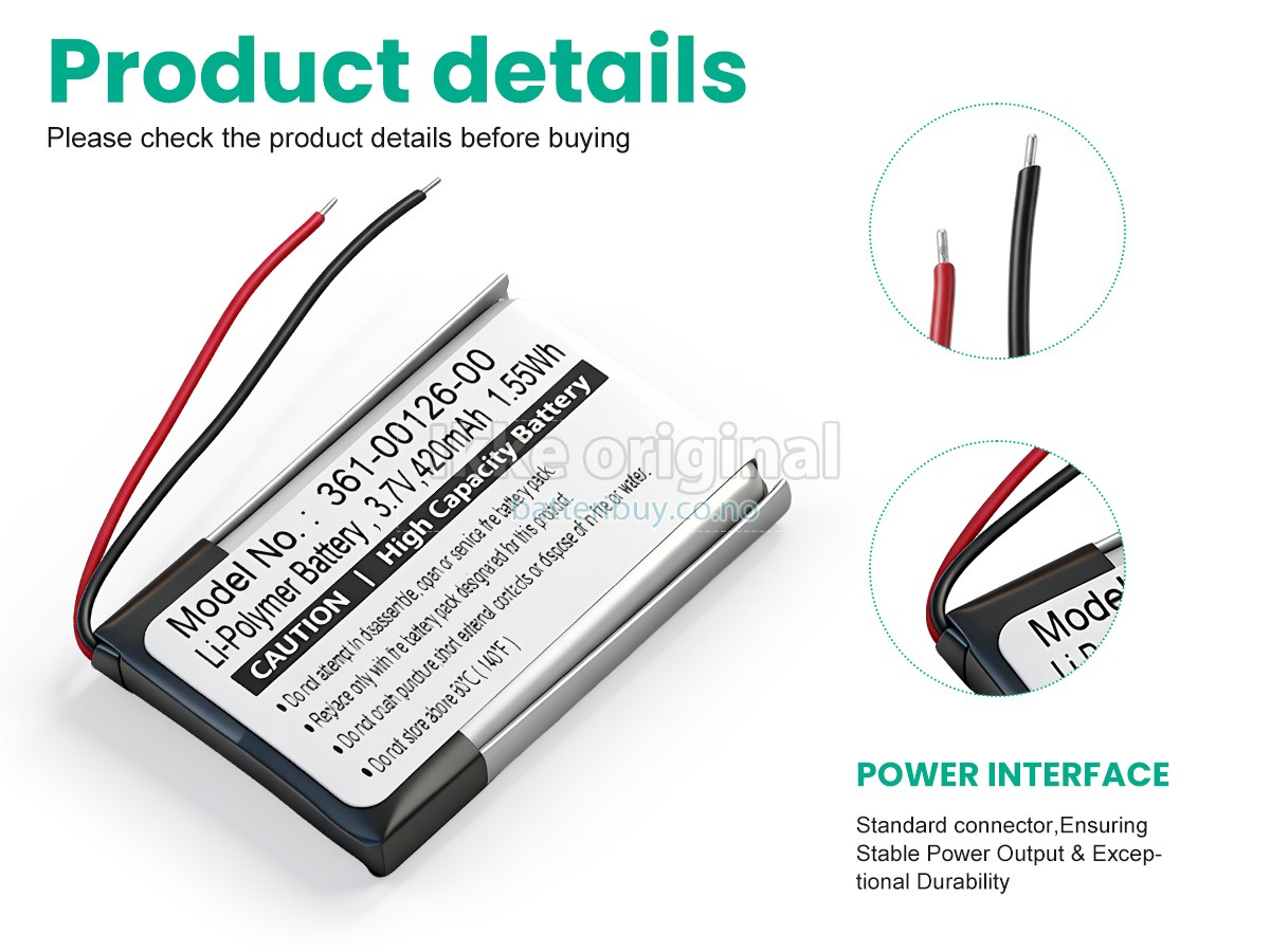 Garmin 010-02357-00 batteri