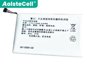 Batteri til Garmin 361-00051-22