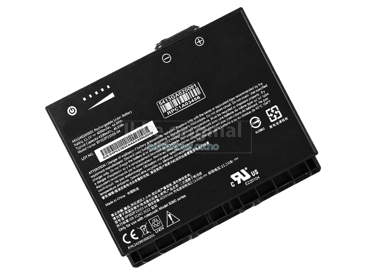 Getac B360 batteri