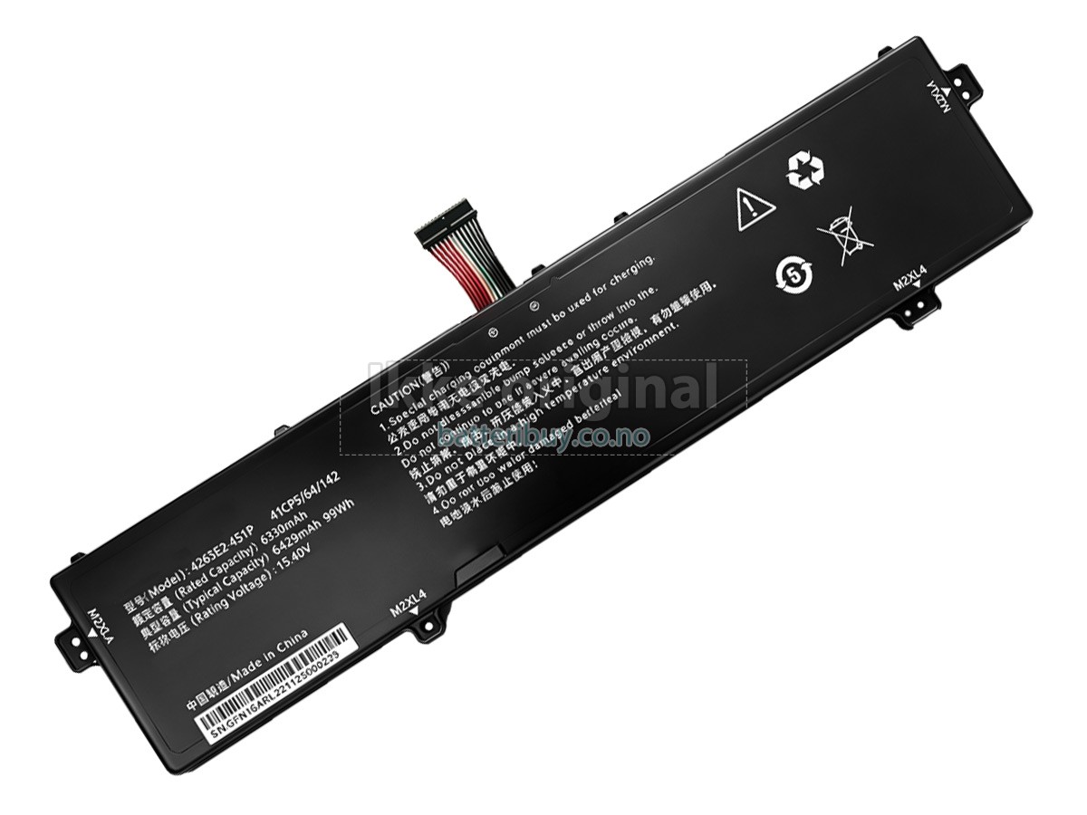 Gigabyte AORUS 16 X6LF batteri
