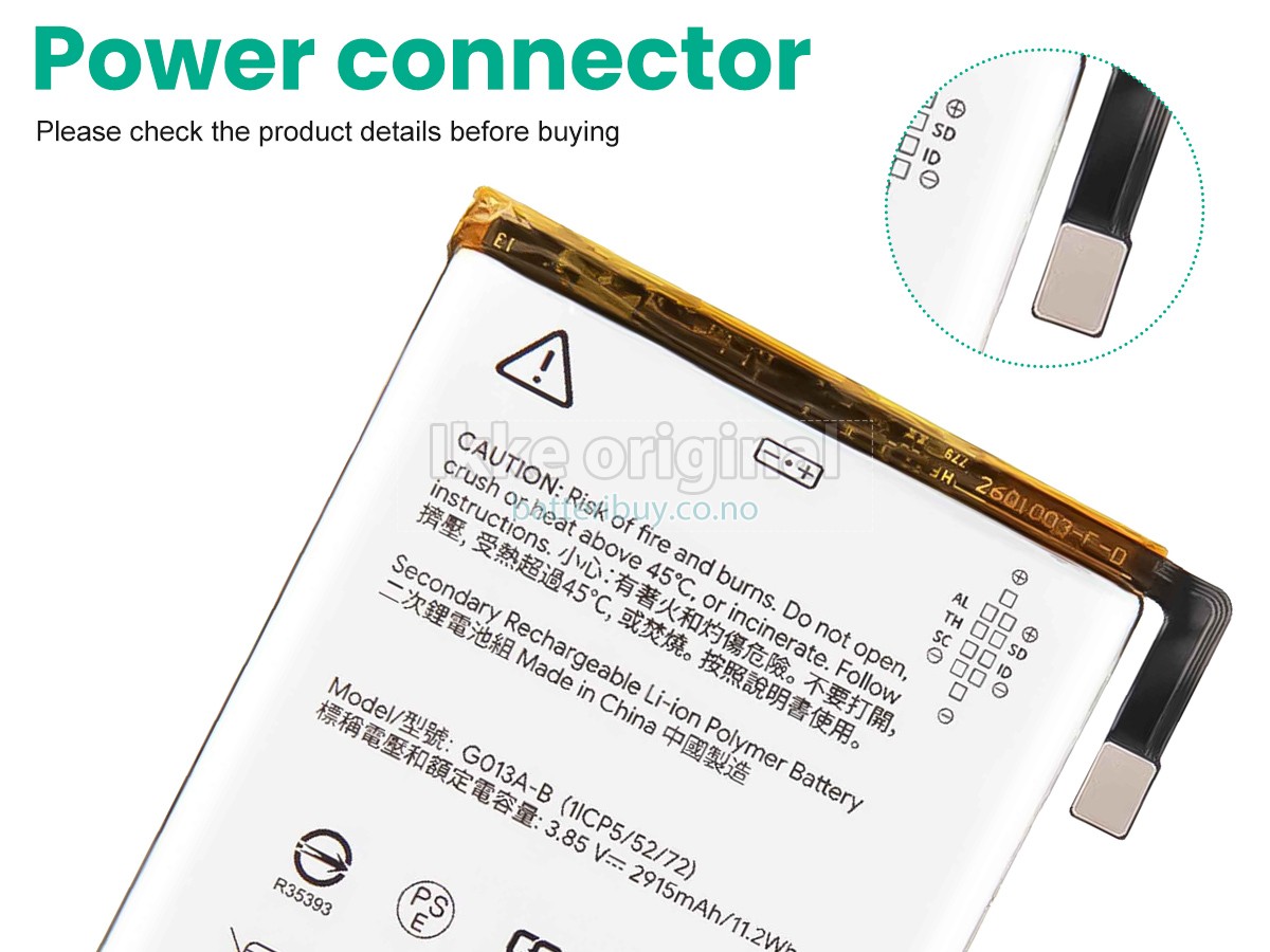 Google G013A-B batteri