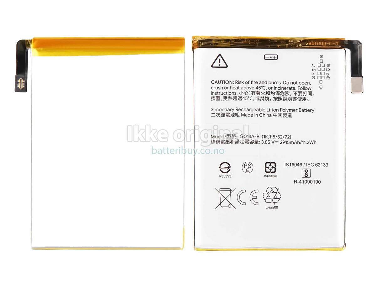 Google G013A-B batteri