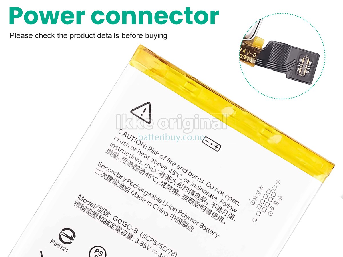 Google G013C-B batteri