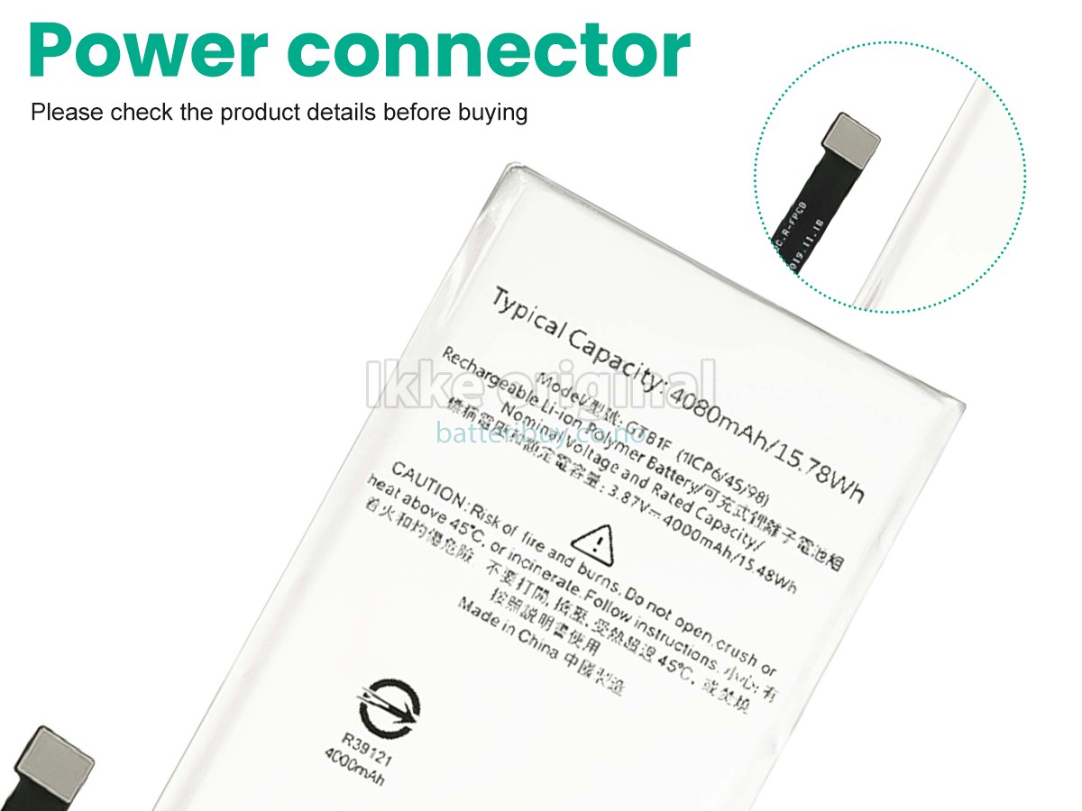 Google PIXEL 5 batteri